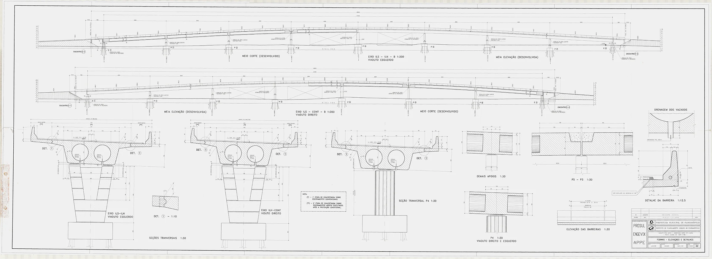 Desenho estrutural geral do projeto.